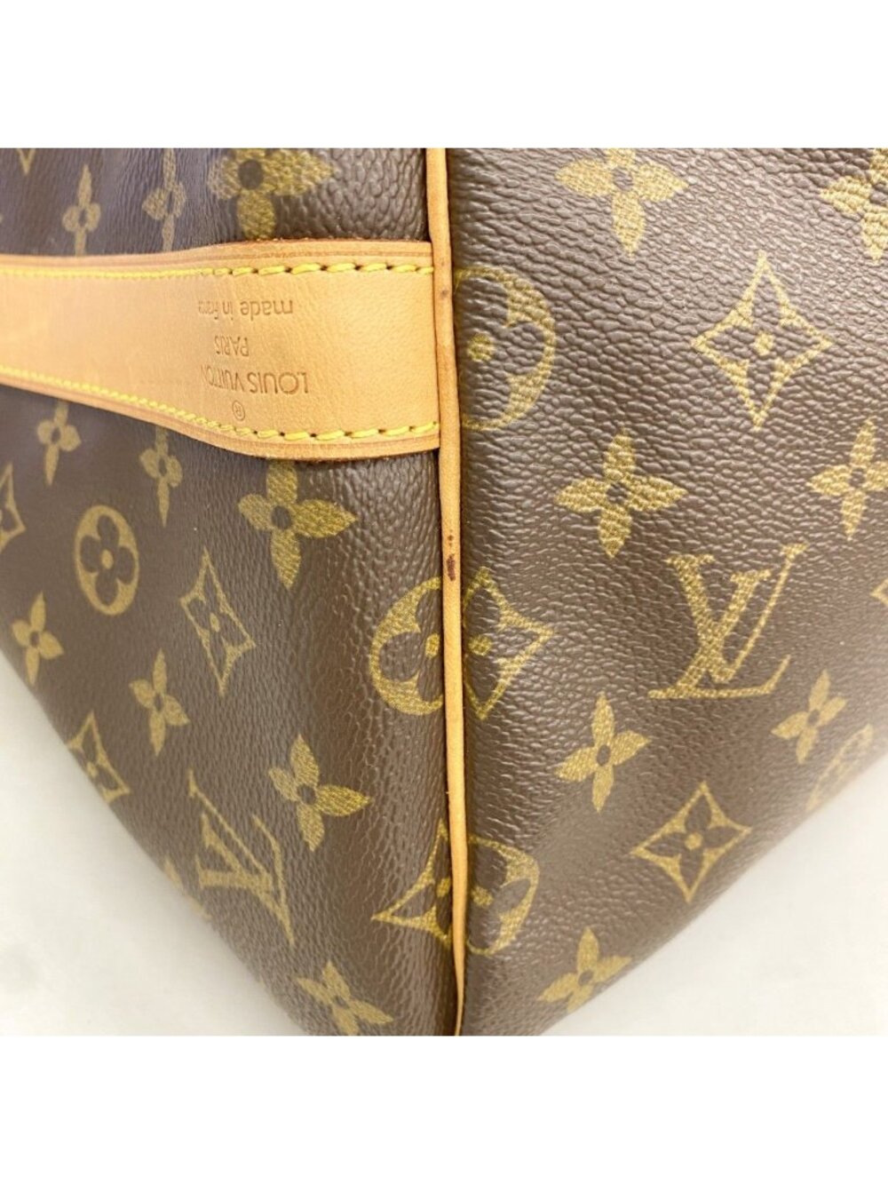 Louis Vuitton Boston Bag Monogram Keepall Bandouliere 55 Brown - Picture 7 of 10